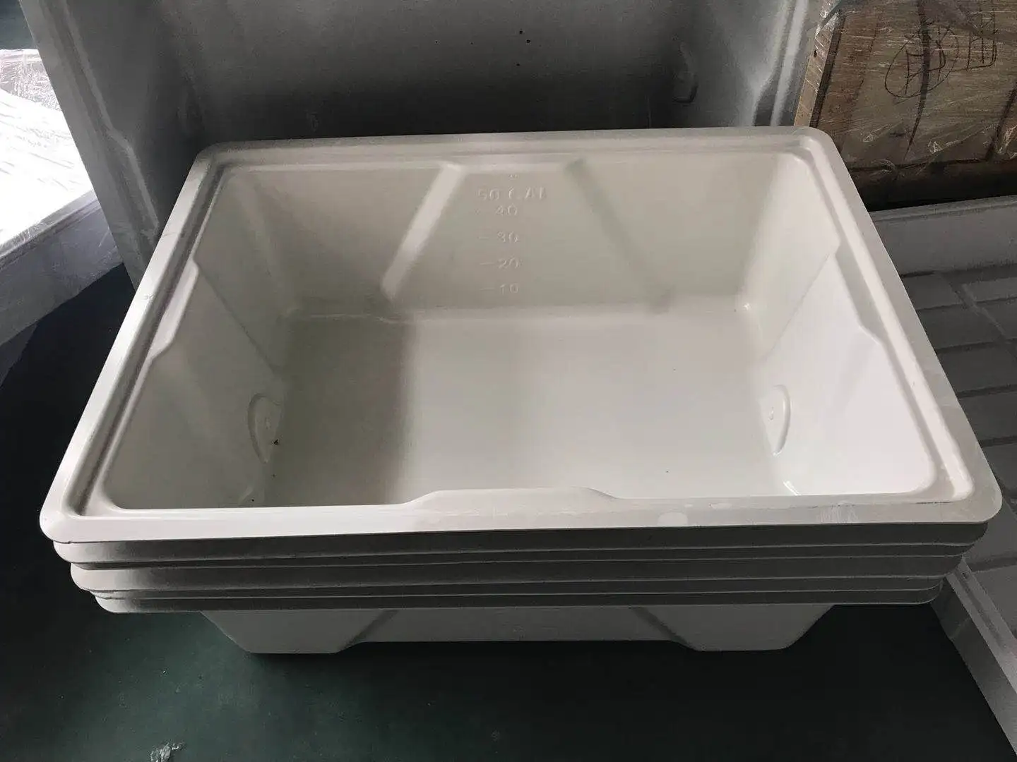 ABS пластик 50/75/100 галлонов гидропонного роста растений квадратное хранилище большое ведро