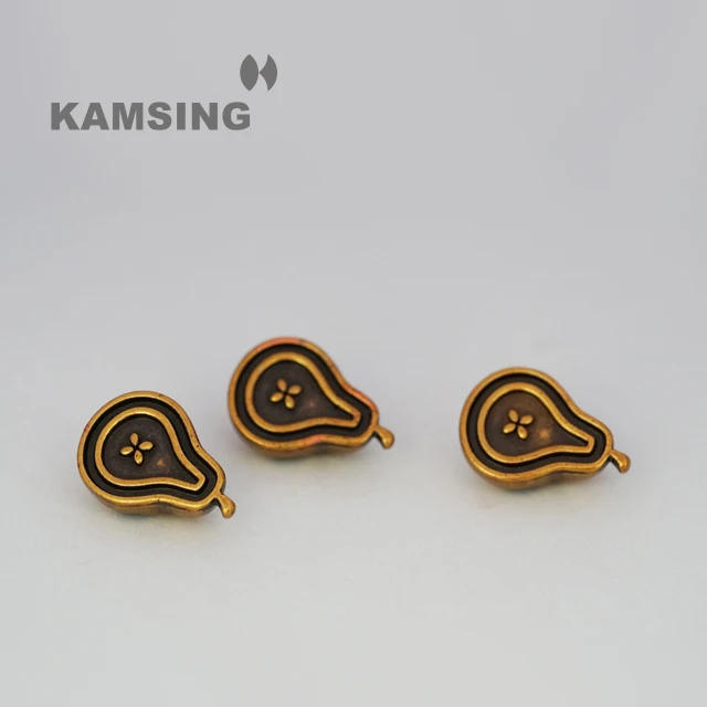 Kamsing Special Design Gourd Shape Sewing Button Decorative Metal ...