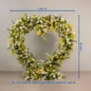 2m*2m heart single side flowers with stand