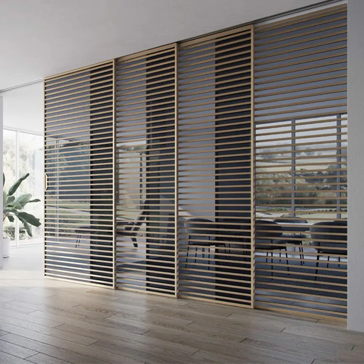 Modern Glass Door Dining Room