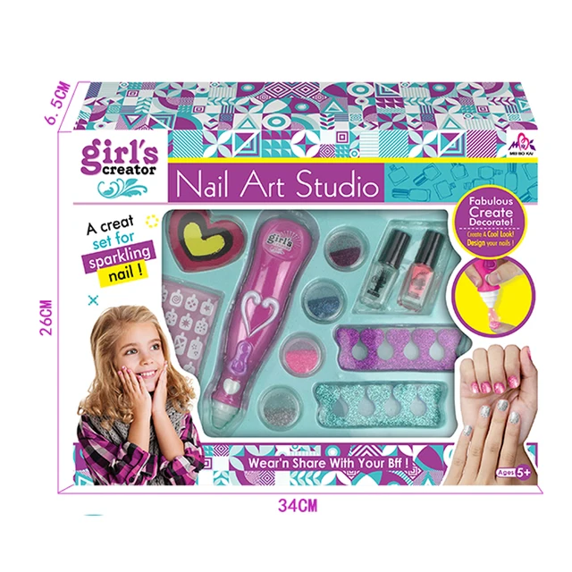 GIRLS CREATOR®️- NAIL ART STUDIO * The presented nail art kit contains  everything you need to maintain your nails. From now on, your…