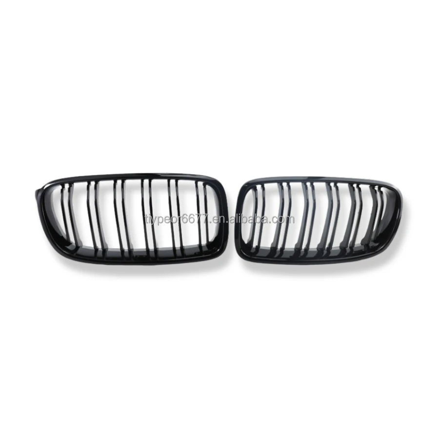product tiypeor hot selling abs car gloss black front kidney grilles double line for bmw f30 f35 2012  2019  front grille-3