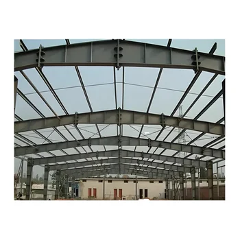 Heavy Building Structure Light Steel Iron I Beam Arch High Snow Load ASTM Standard Welding Cutting Bending Steel Structures