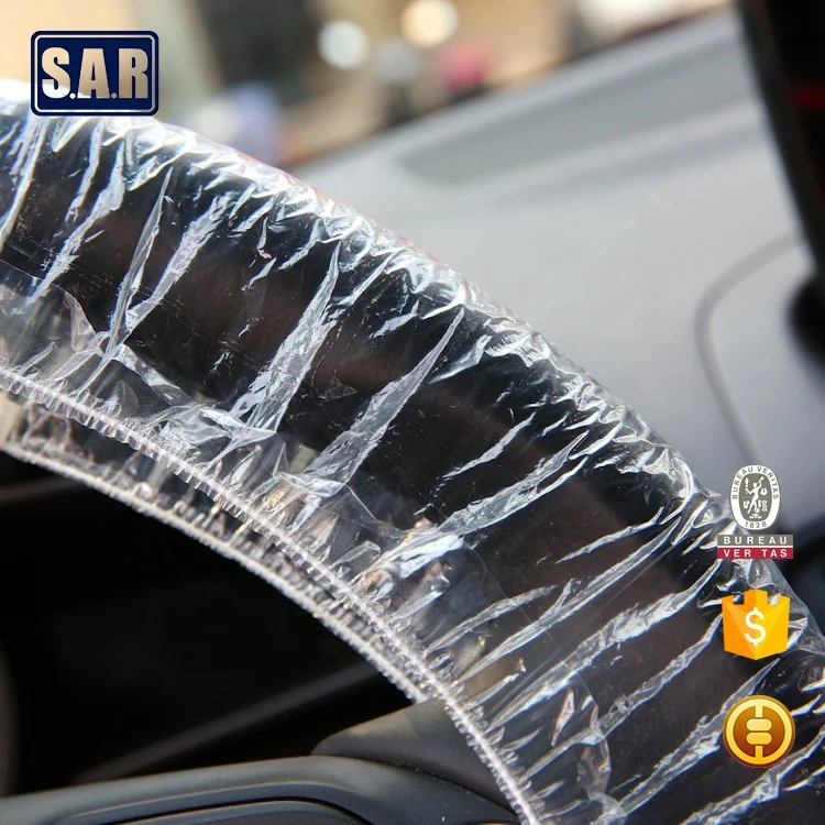Disposable Steering Wheel Cover Plastic Wheel Cover Universal Plastic