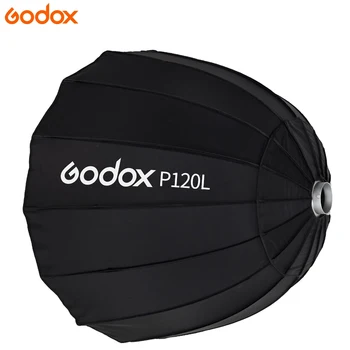 Godox P120L P120H 120cm Deep Parabolic Reflector Softbox Bowen Mount Adapter Diffuser Carry Bag for Studio Flash Light Wholesale product image