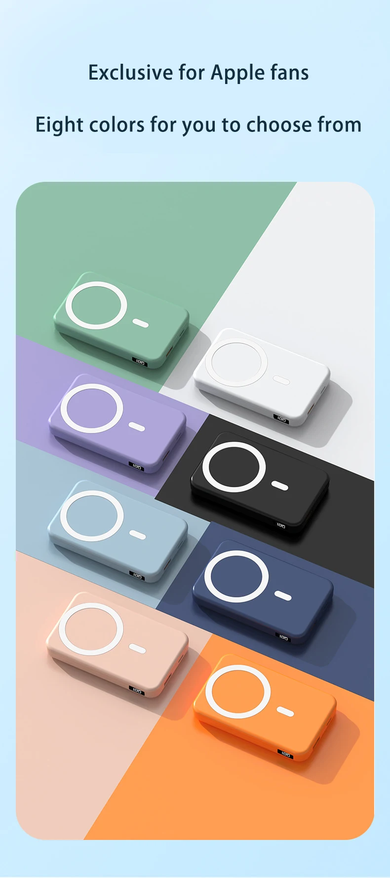 Customized Logo Phone Holder Mobile 10000mah Powerbank Magnetic Wireless Fast Charging Portable Charger For Universal Phone - Buy High Capacity 10000mah Portable 15w Power Bank Ultra Slim 10000mah Power Banks Portable Mobile Charger Power Bank High Capacity newest Magnetic 5000/10000mah Pd22.5w Powerbank Usb Fast Charge Wireless Charging Power Bank 15w Wireless Charging Power Bank Large Capacity 10000mah Power Bank 2 Usb Port 2.1a Output Fast Charging Slim Powerbank Promotion Gift Colourful Fast Charger