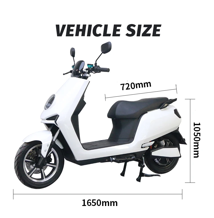 CKD SKD 10inch 600/800W 50km/h speed wuxi retro electric motorcycle pedal powered scooter with pedal assist electric moped