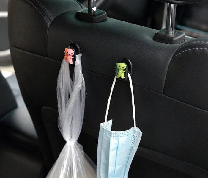 Wholesale car hook creative lovely car paste multifunctional mini small hook for car seatback