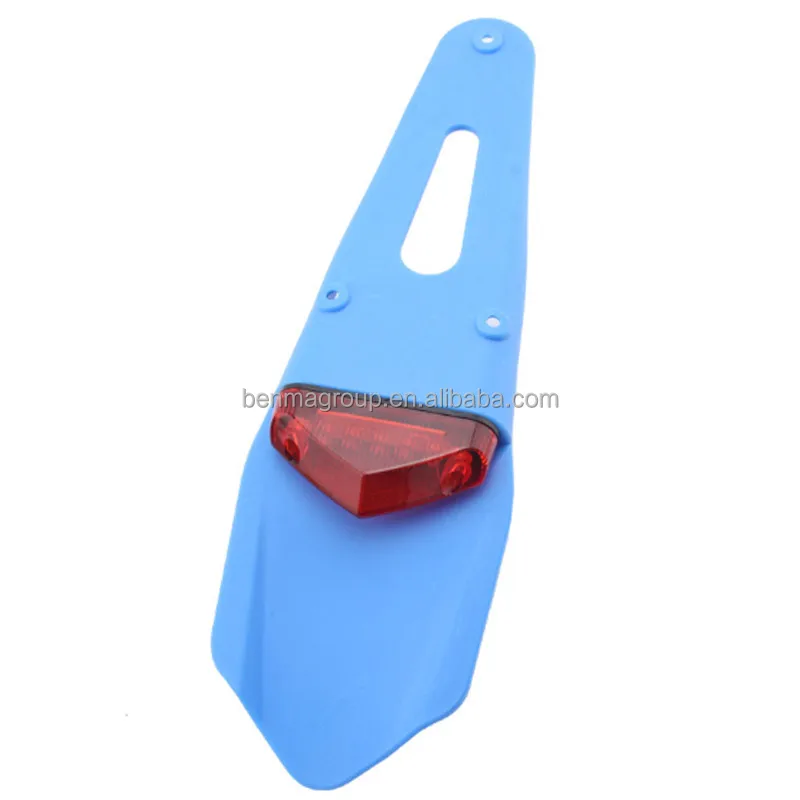 Black Plastic Rear Tail Lamp Mudguard & Dust Cover For Honda CRF250L 2013-2019 & CRF250LA 2017-2019 – Lightweight & Flexible Fender Hugger