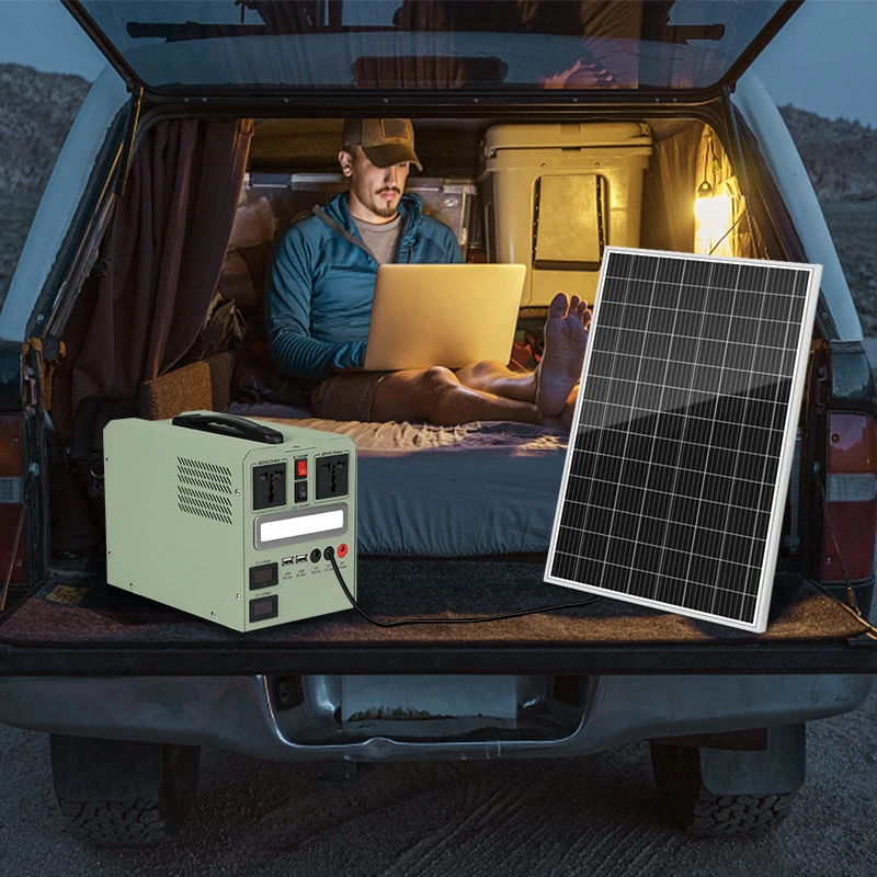 ALLTOP High Efficiency Solar Power Bank Outdoor Portable Solar Generator 500w 1000w Home Solar Power System