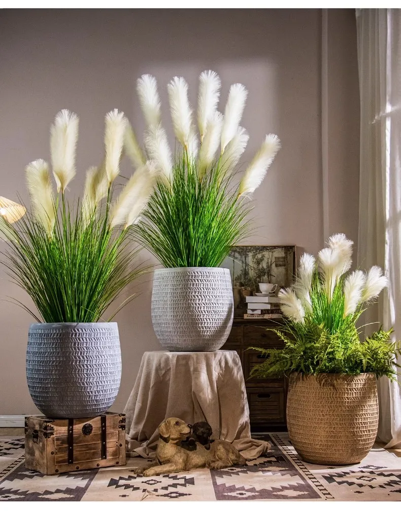 product factory direct mgo flower pot magnesium oxide planter fiber clay lightweight cement decorative indoor outdoor oem manufacturer-3