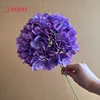 #7 hortensias de cabeza grande de color morado oscuro - 18 cm