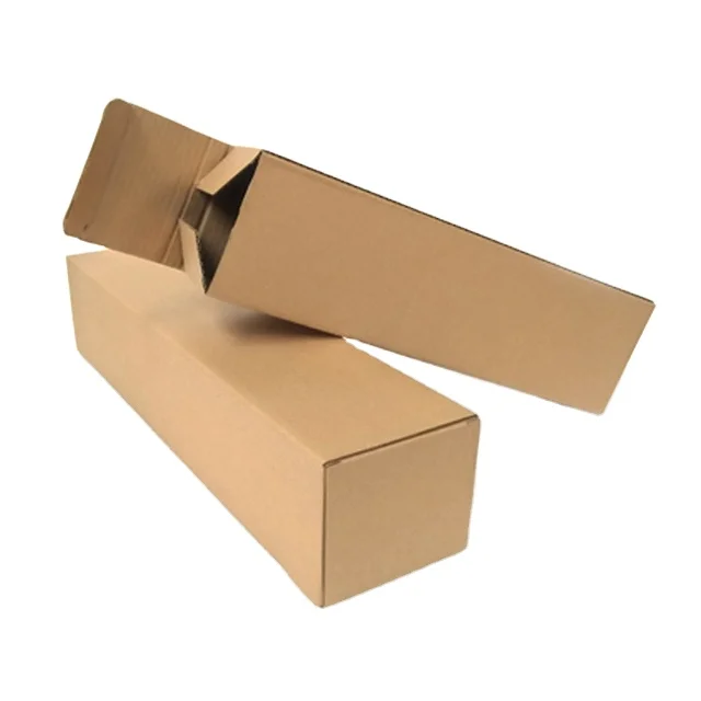 Customized Dimensions Acceptable Rectangular Carton Packaging Box Foldable Kraft Paper Box