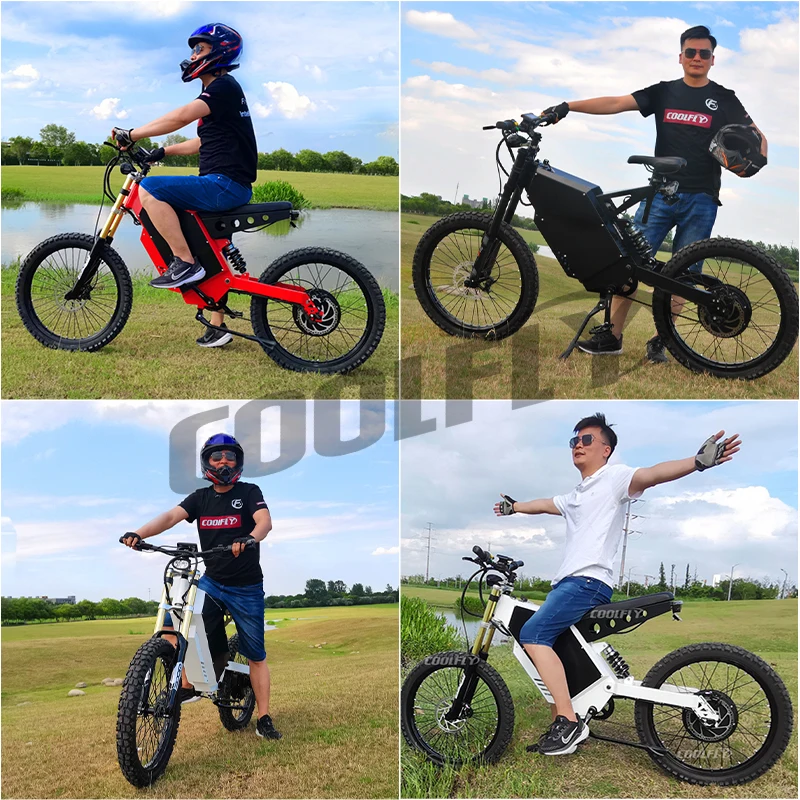 New Design One Key Start Clone 20000 20kw 15kw 12kw 10kw Bomber Electric Bike
