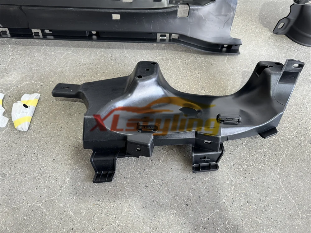 XLstyling S65 Rear Diffuser for Mercedes W222 2017-2020 Style Bodykit with Exhaust Pipes Front Bumper Rear Diffuser Upgrade