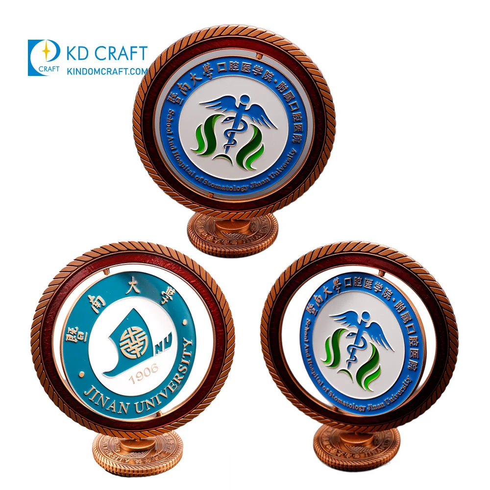 Cheap Metal Stamping 3d Enamel Customization Fantasy Custom Commemorative Challenge Coin with Wood Box