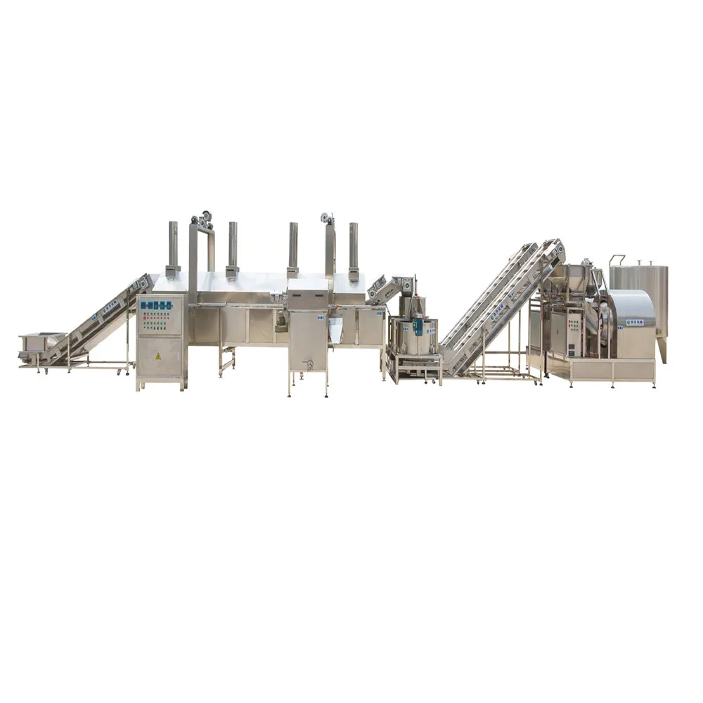 Automatic Potato Chips Making Machine French Fries Production Line