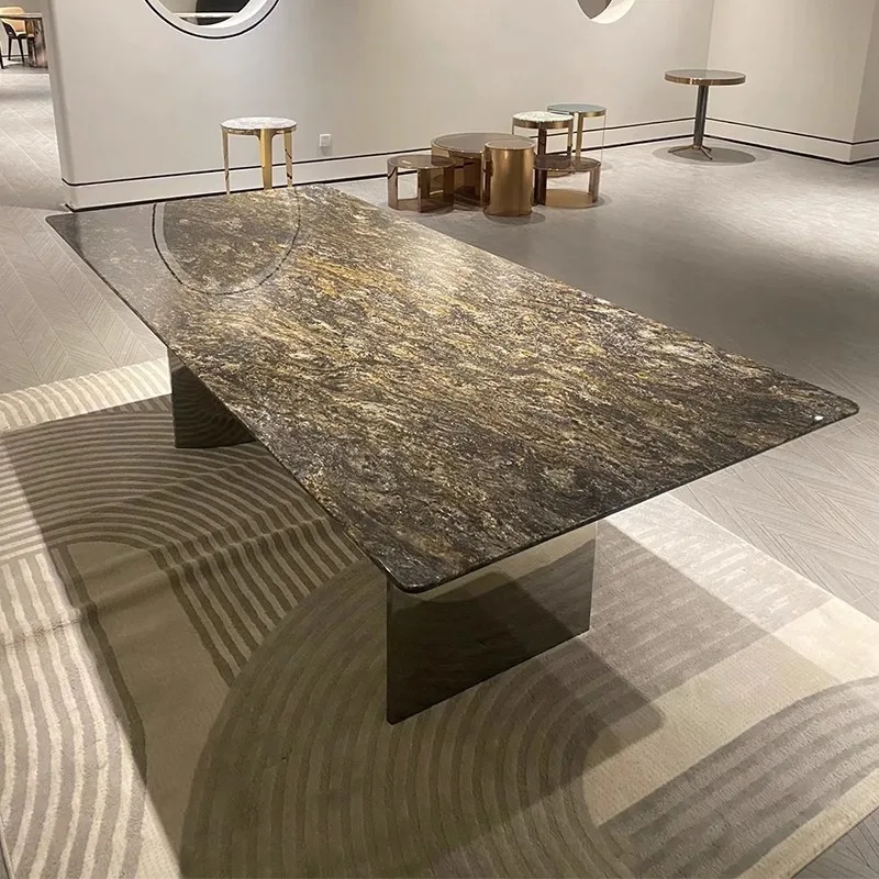 Modern Luxury Natural Stone Marble Top Marble Table Natural Stone