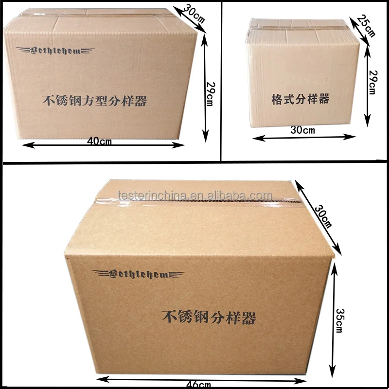 Aggregate Rifle Box 5mm Fine Aggregate Riffle Box Sample Divider - SX Brand