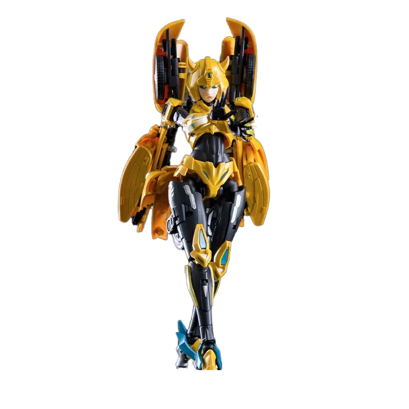 CS-01 Little Bee Girl Collection Plastic Anime Model Robot Transforming Mechanical Action Figure Toy in Space Theme