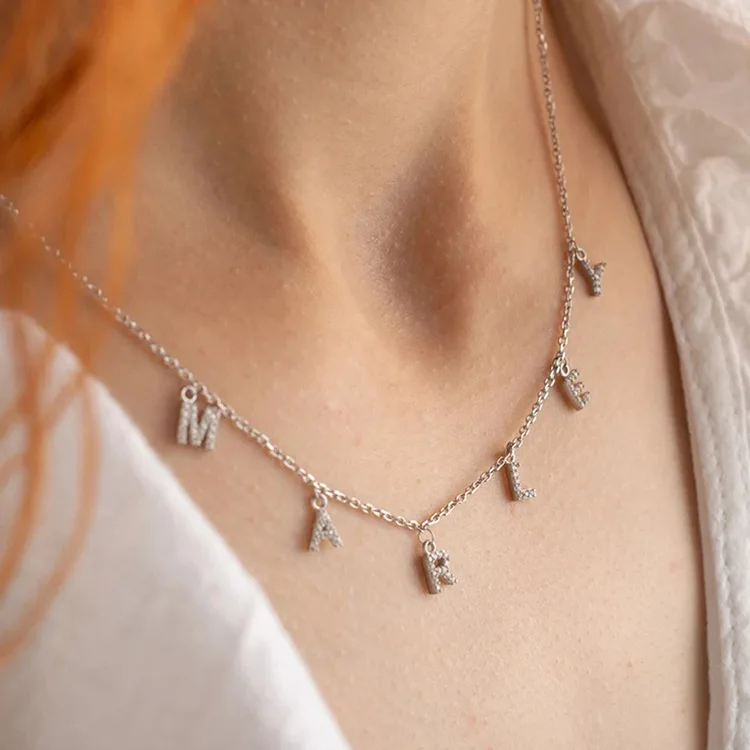 Gold Initial Necklace
