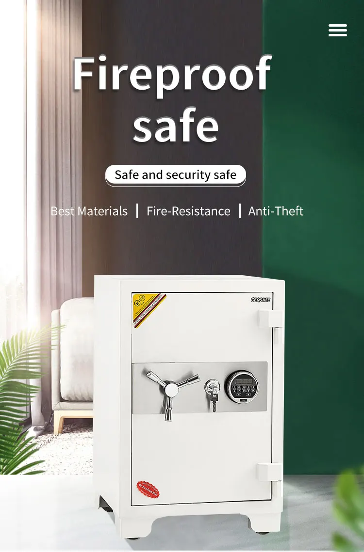 CEQSAFE Custom 2 Hour Fireproof Home Deposit Security Money Fireproof Safe Box supplier