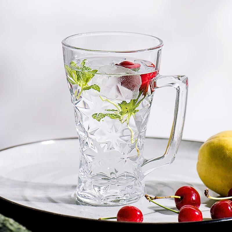 Simple Cups with Different Creative Patterns Simple Cups with Handles Coffee Cups Commonly Used in Family Restaurants