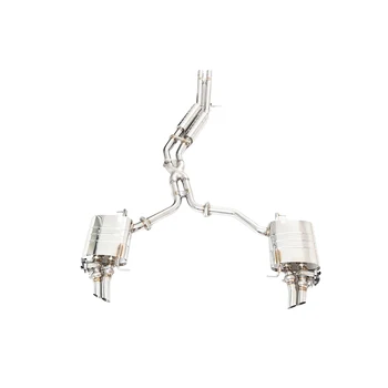 YT High - Performance Stainless - Steel Full - Length Exhaust System for Audi A6 C8 3.0T