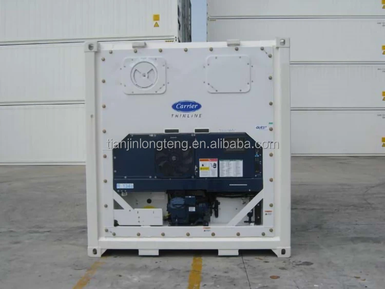 Equip With Carrier Refrigerated Cooling Unit Freezer And Chiller 20ft