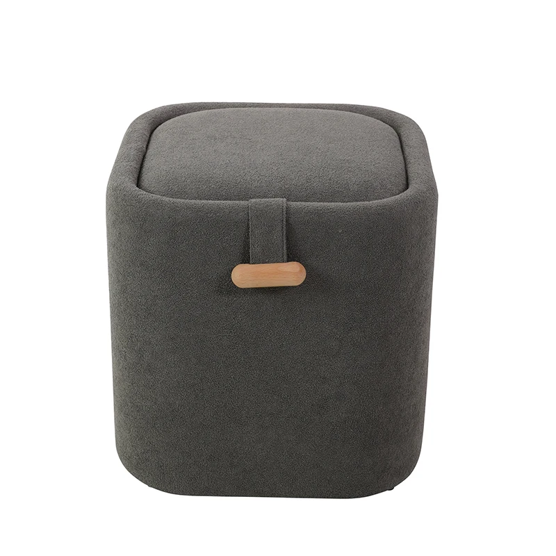 2025 Square Ottoman with Storage Set of Storage Ottoman Stool for Living Room Low Stool