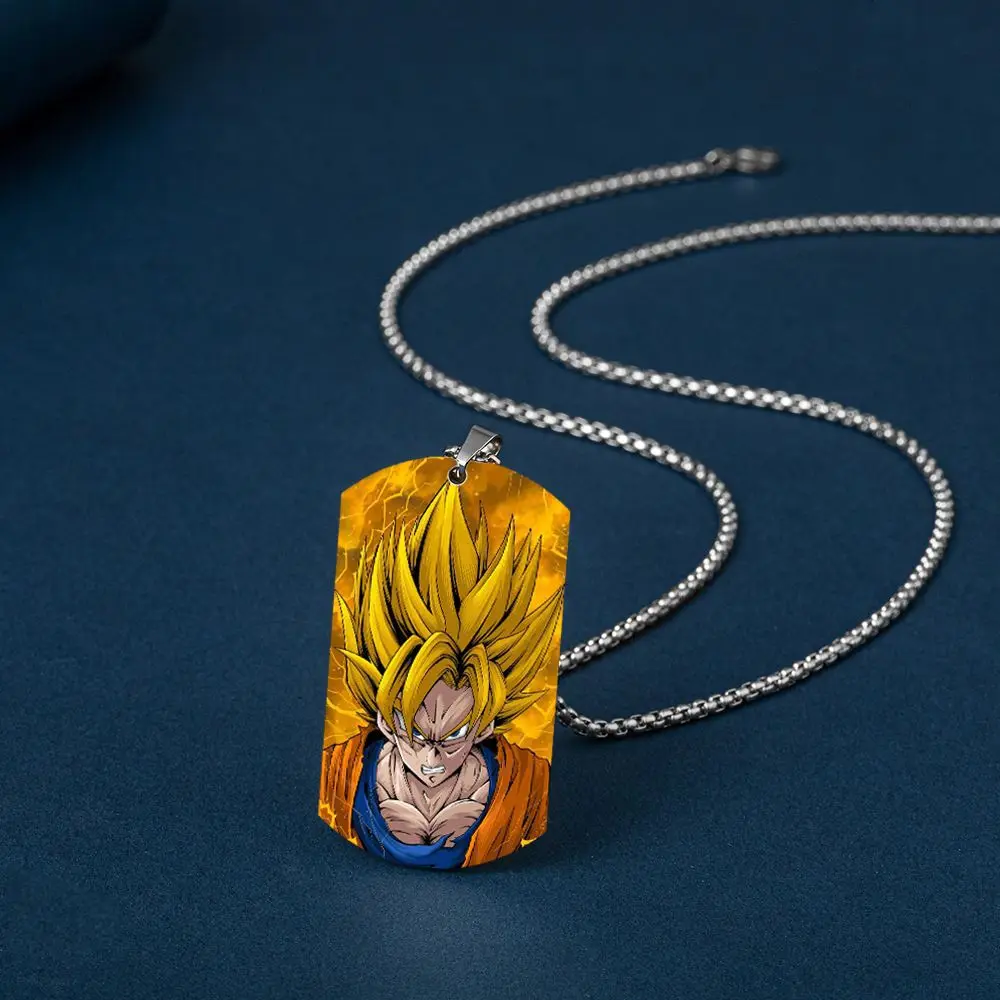 アニメクール漫画ドラゴンボールネックレスステンレス鋼アクセサリー犬 