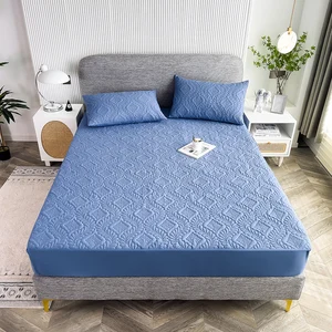 Breathable Waterproof Queen Size Mattress Protector Mattress Pad Cover Double Bed Sheet 10 Children Quality 40 Printed Bed Mat