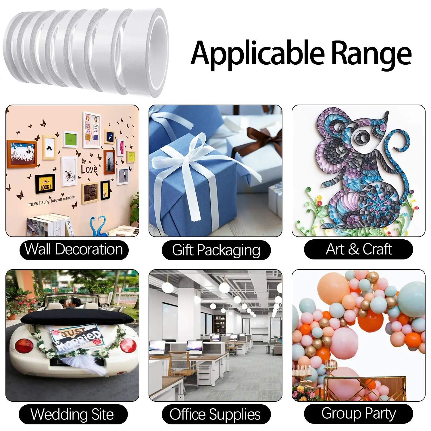 Nichiban Double-Sided Fabric Tape - 1 Inch X 49 Ft Strong Adhesive