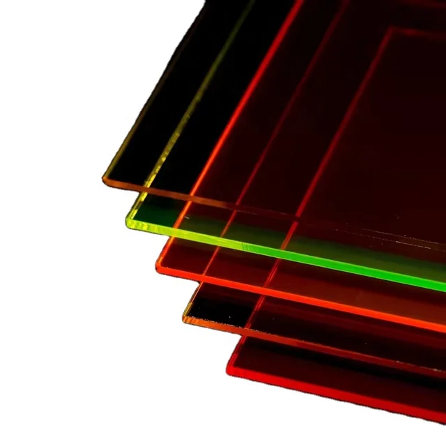 4x8ft clear color acrylic sheet pmma panel board 3mm 5mm 6mm cast acrylic sheet for laser