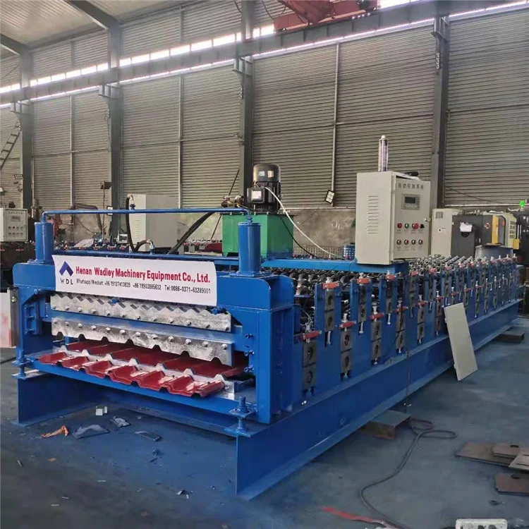 840 coil glazed tile roll forming machine