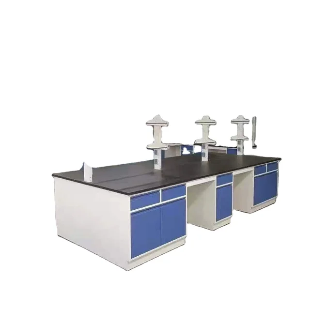 Chemical Resistant University Laboratory Workbench Lab Wall Bench Table Furniture Laboratory Work Bench Side Table