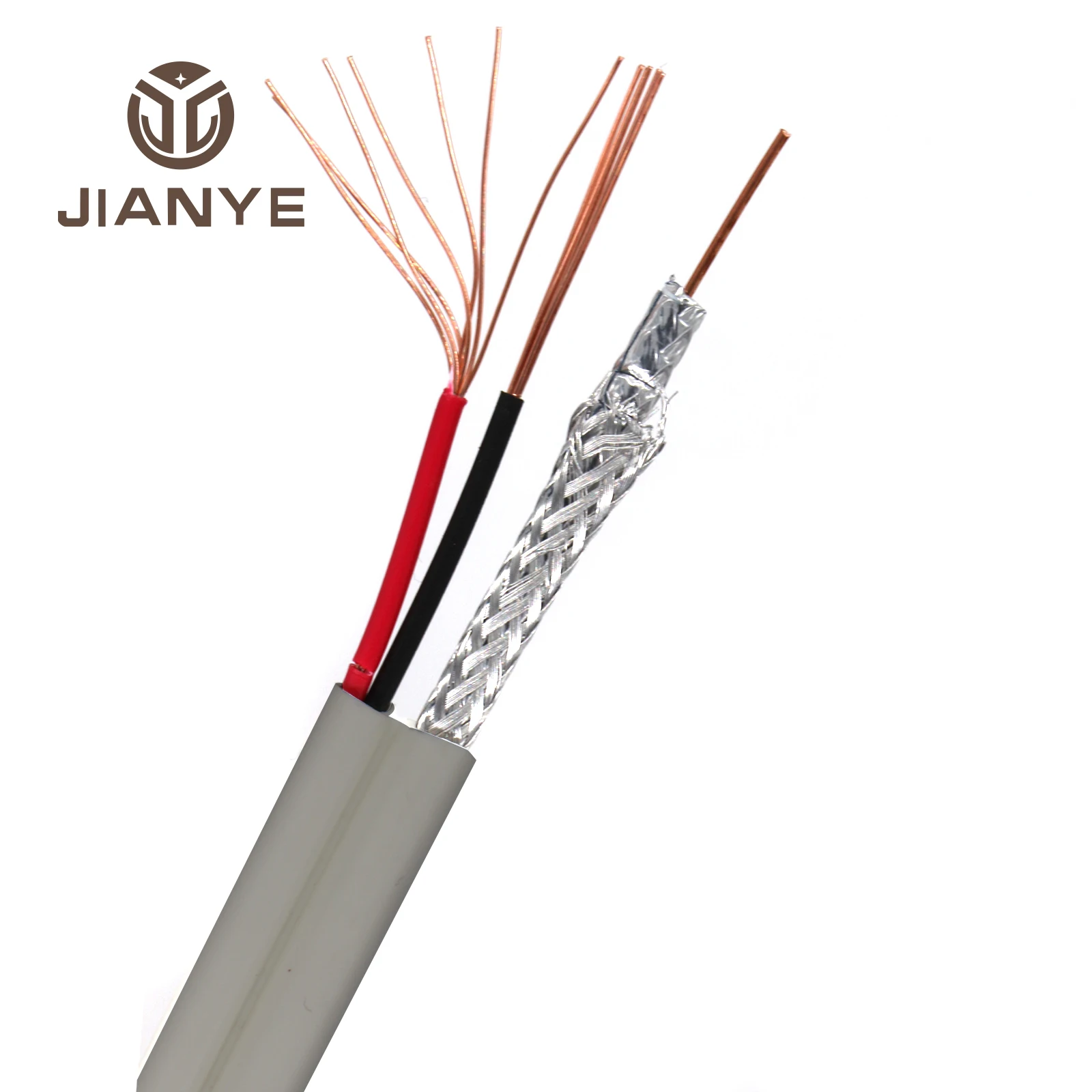 Factory OEM Coaxial cable RG59/ RG6/ KX7/ RG213/RG58/ RG174 / RG11/RF4mm 100m 305m communication cable semi finished OEM - ANKUX.COM