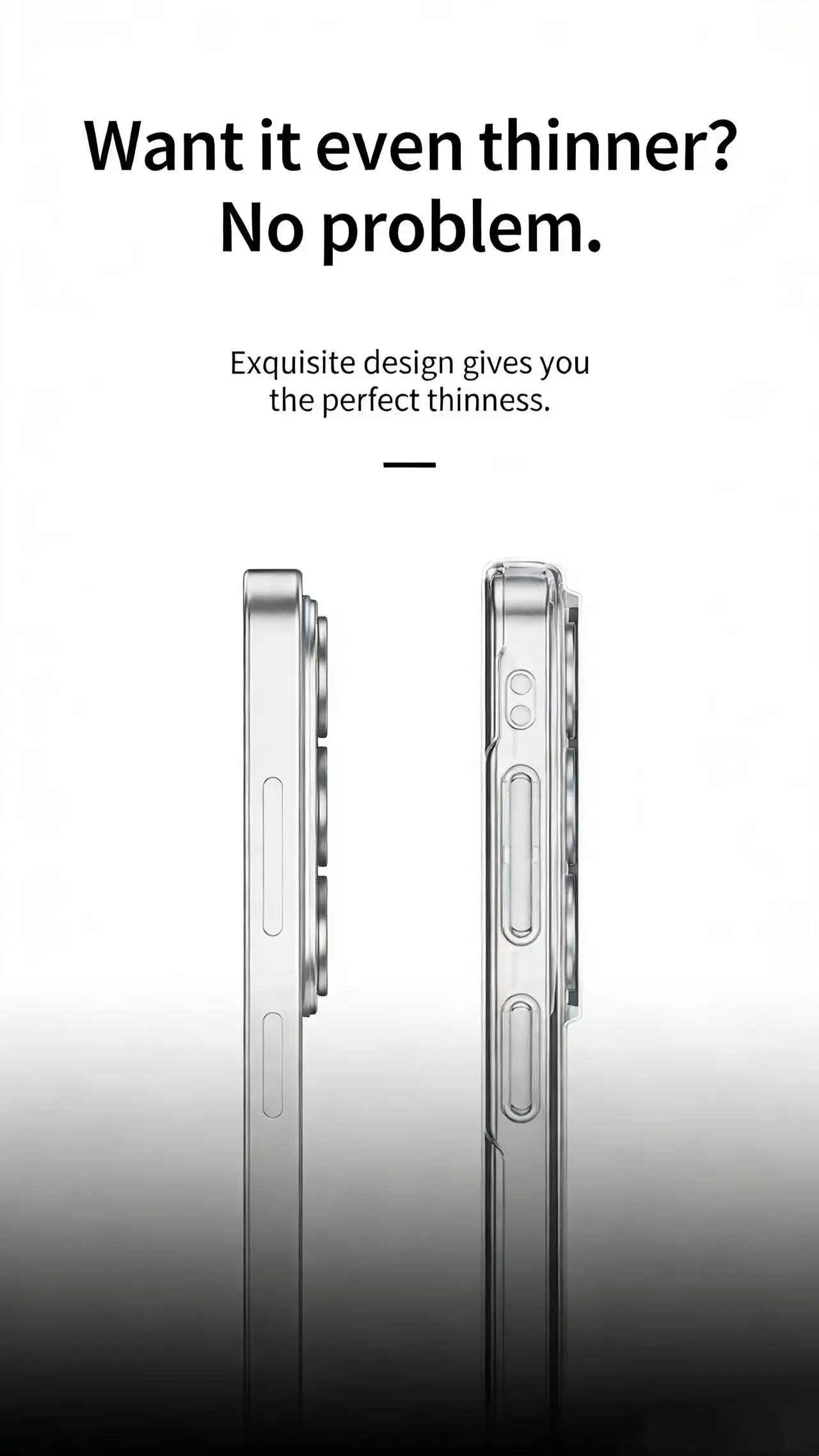 product laudtec magnetic accessories universal transparent shockproof phone case for samsung s26 pro-5