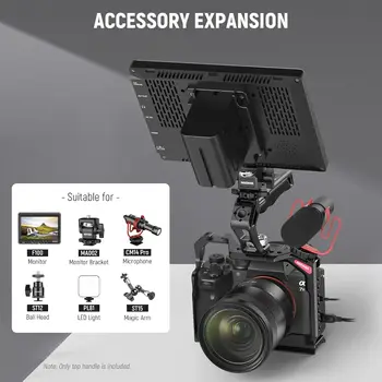 NEEWER Camera Top Handle with 3/8" ARRI Locating Pins, Comfort Silicone Grip product image