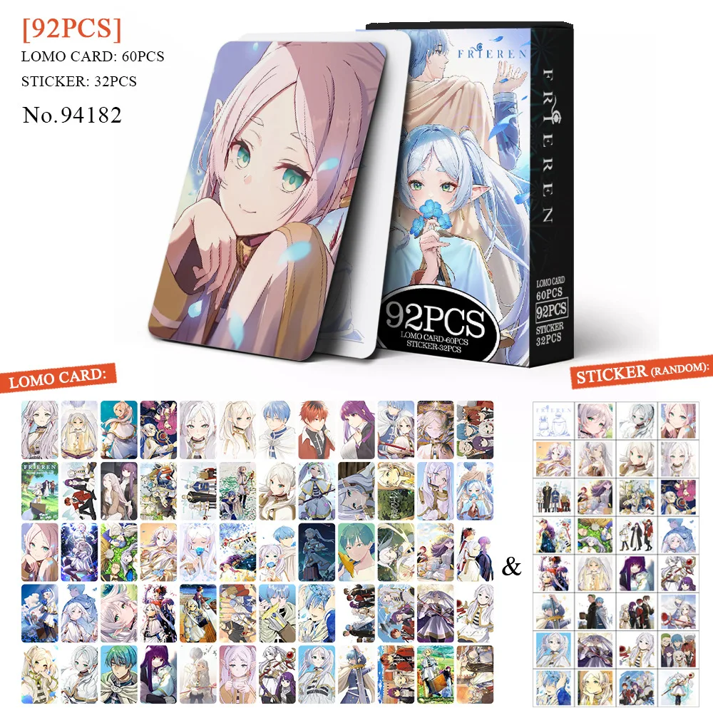 Frieren Treasure Lomo Cards - Double Side Printing Anime Postcards