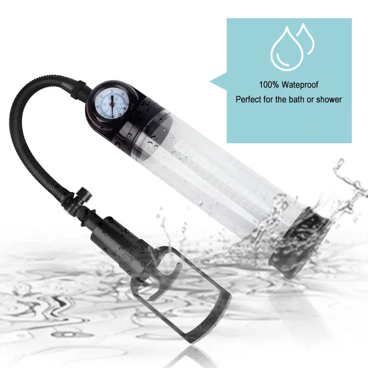 
 Good Price Penies Enlargement Pump Men Vacuum Penis Pump Enlarger Device Erection Treatment Penis Sleeve Extender  