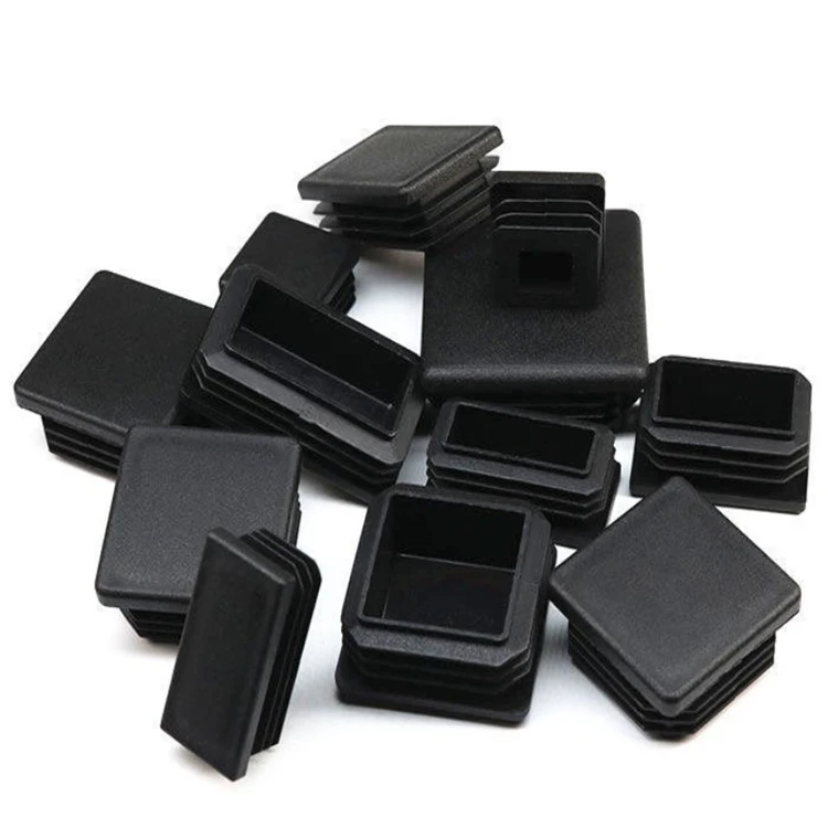 Round Square Rectangle Plastic Tube End Plug Plastic End Caps For Steel ...