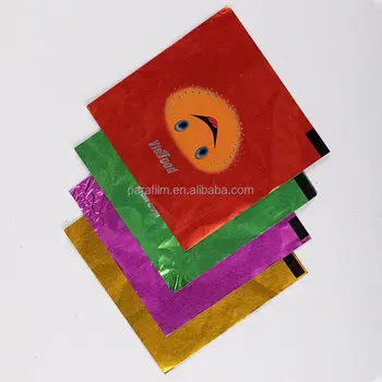 Wholesale Various Candy Wrapping Chocolate Multicolor Paper Disposable Color Chocolate Aluminum Foil Paper