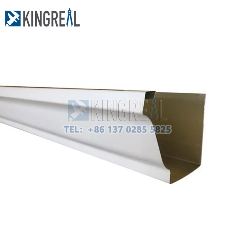 Metal Gutter Downspout Roll Forming Machine Rain Gutter Bending Making Machine  Round Downspout Machine