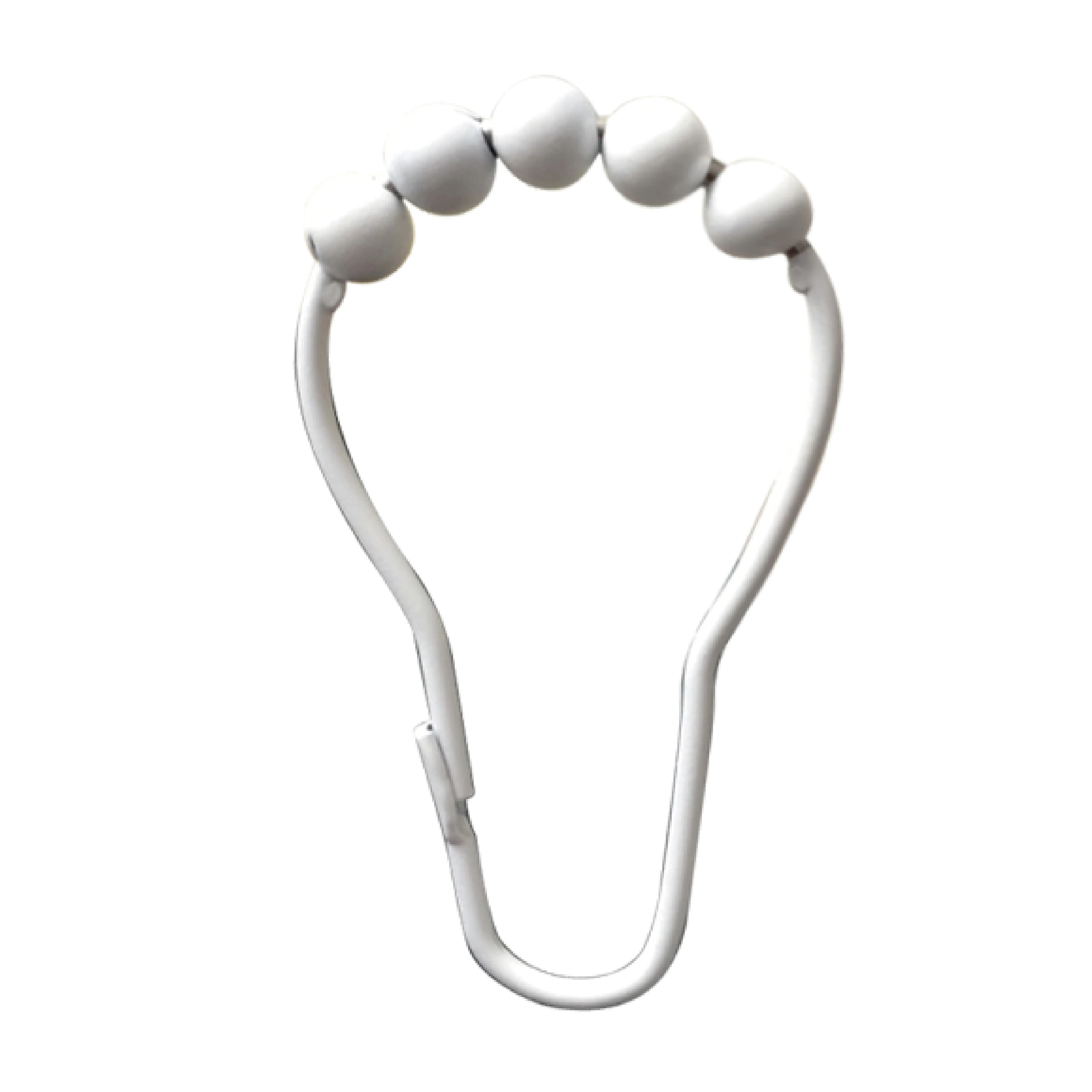 Ванная комната поставка прочные нержавеющие скрепки-металлический карниз для шторки душа Heavy Duty закрытия Крючки Кольца 12