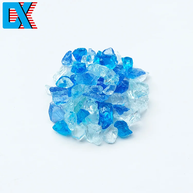 
China crushed recycled decorative broken color glass terrazzo sand 