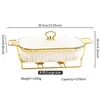 Grande casserole sèche de 2,7 L + support