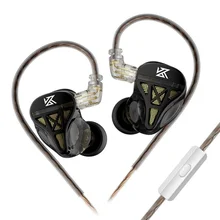 KZ DQS HiFi Sport Game Music In Ear Monitor Metal Wired Earphones with Mic