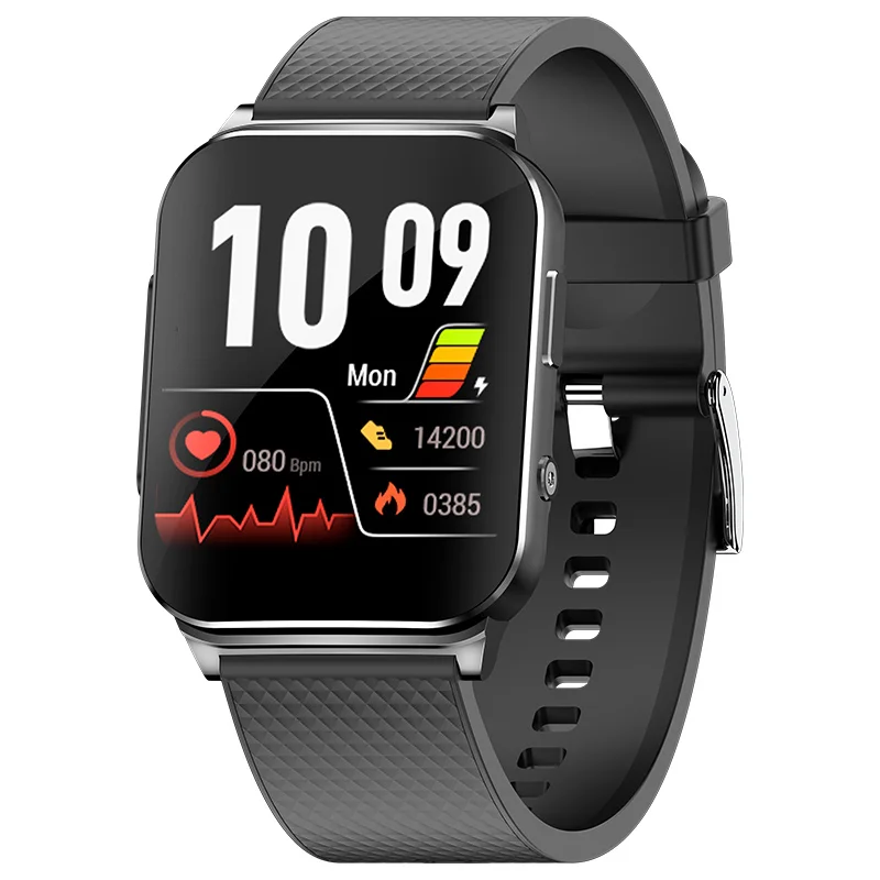 Wholesale ECG PTT Heart Rate Blood Pressure Body Temperature Blood Oxygen 24 Hours Dynamic EP03 Smart Watch for Men Women (1).jpg
