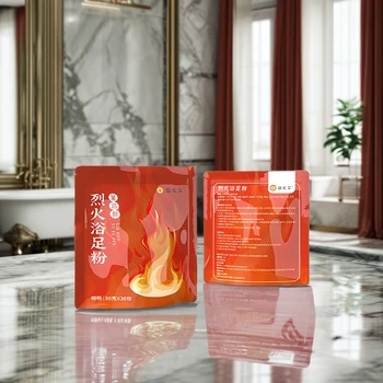 Good Quality OEM Health Flame Soaking Powder Foot Bath Powder  Suitable For Sciatica Pain Relief Muscle Pain Cold Hands And Feet